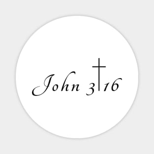 John Three Sixteen Christian Magnet